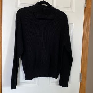 NWT Anthropologie Black Sweater